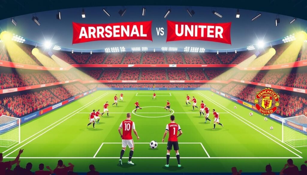 arsenal vs man united lineups