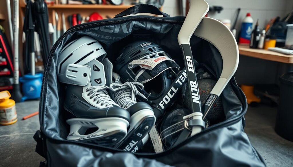 passion for ice hockey gear maintenance