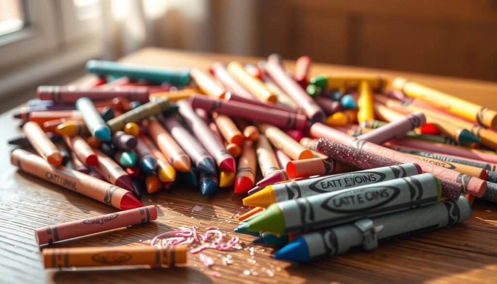 types of crayons for drawing instruments